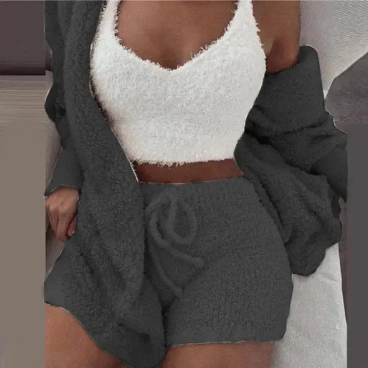 Plush Two-Piece Pajama Set
