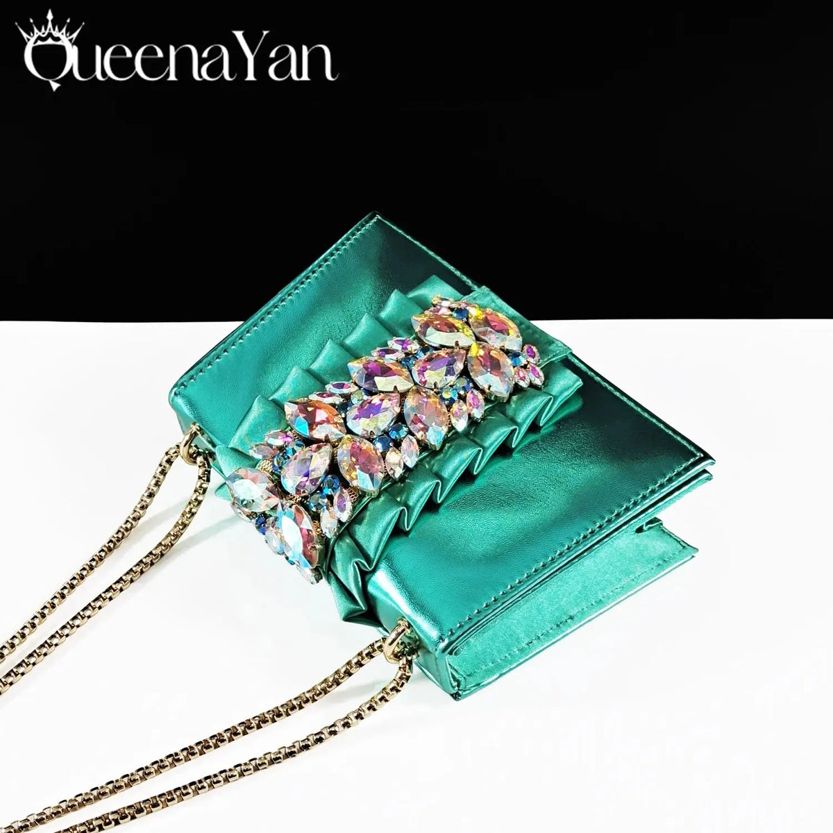 Enchanting Emerald Heels & Bag Set: Radiate Confidence