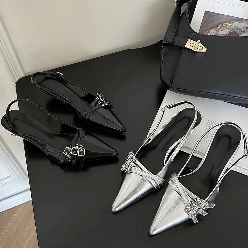 The Nocturne Pointed-Toe Evening Sandals