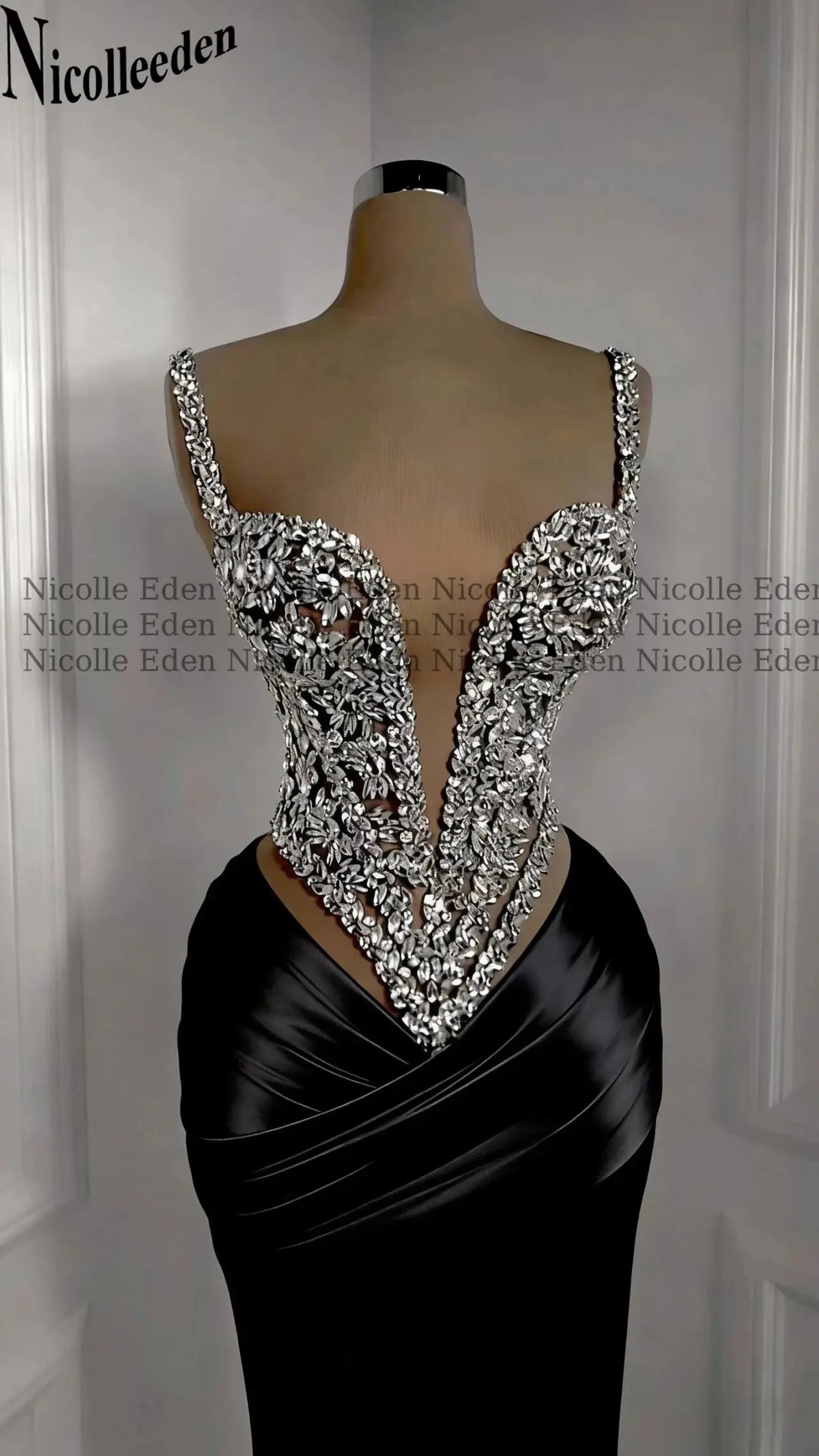 Rhinestone Gala Gown: Feel the Radiance