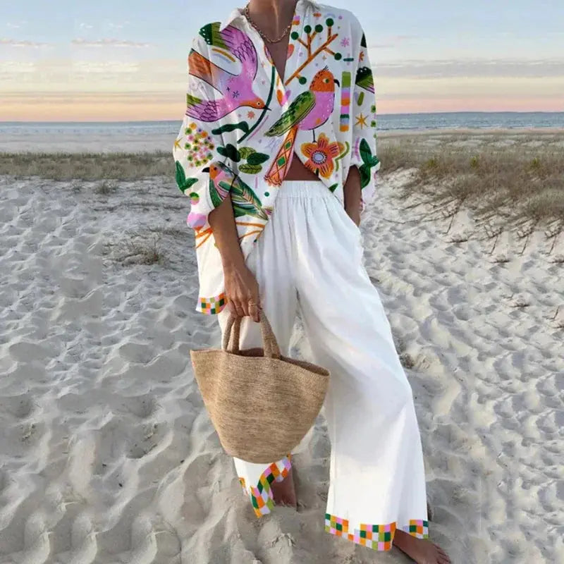 Seaside Escape: Breezy Two-Piece Set