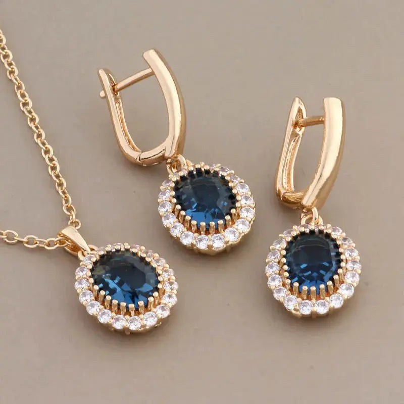 Glimmer in Twilight Zircon Jewelry Set