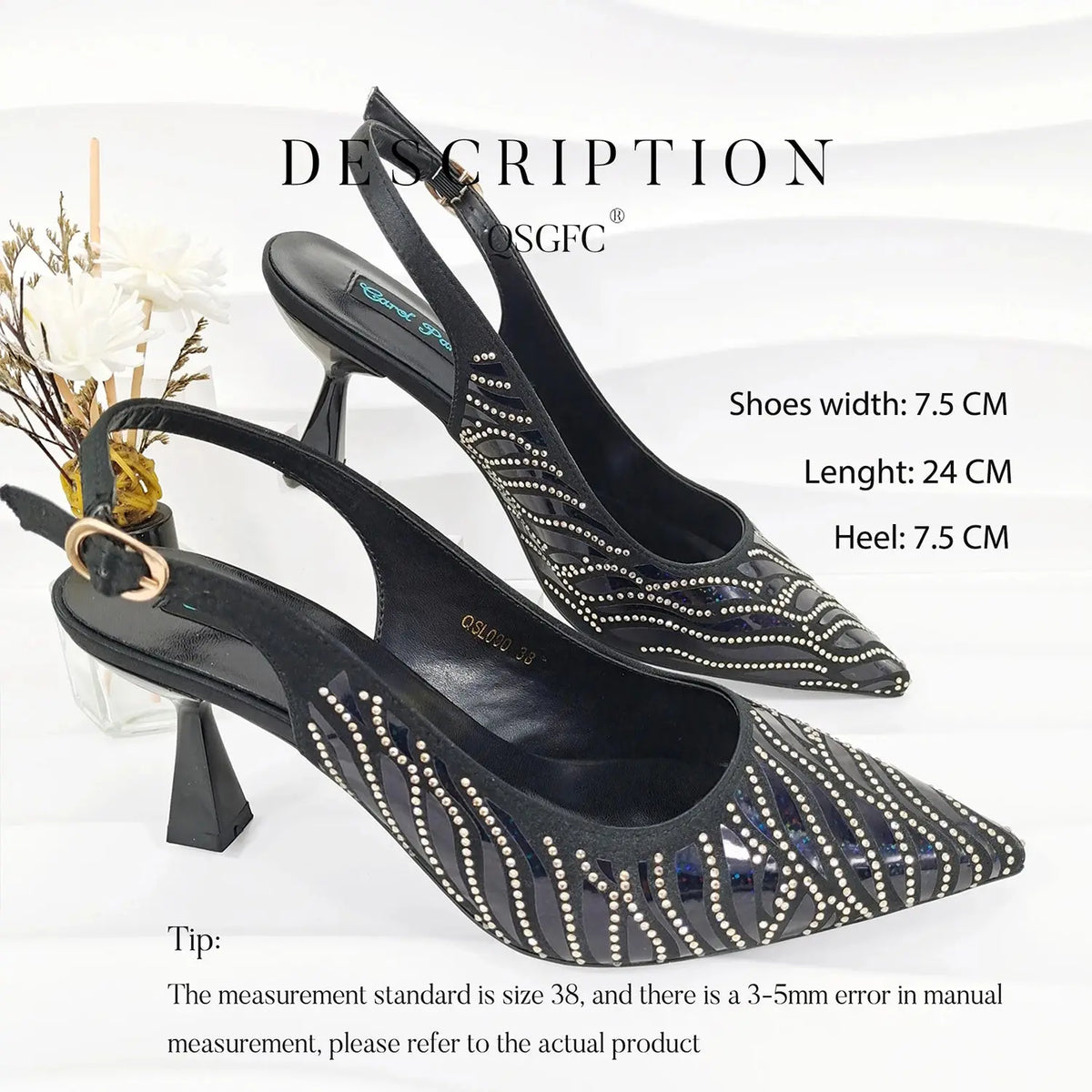 Golden Gala Nights Heels & Clutch Set