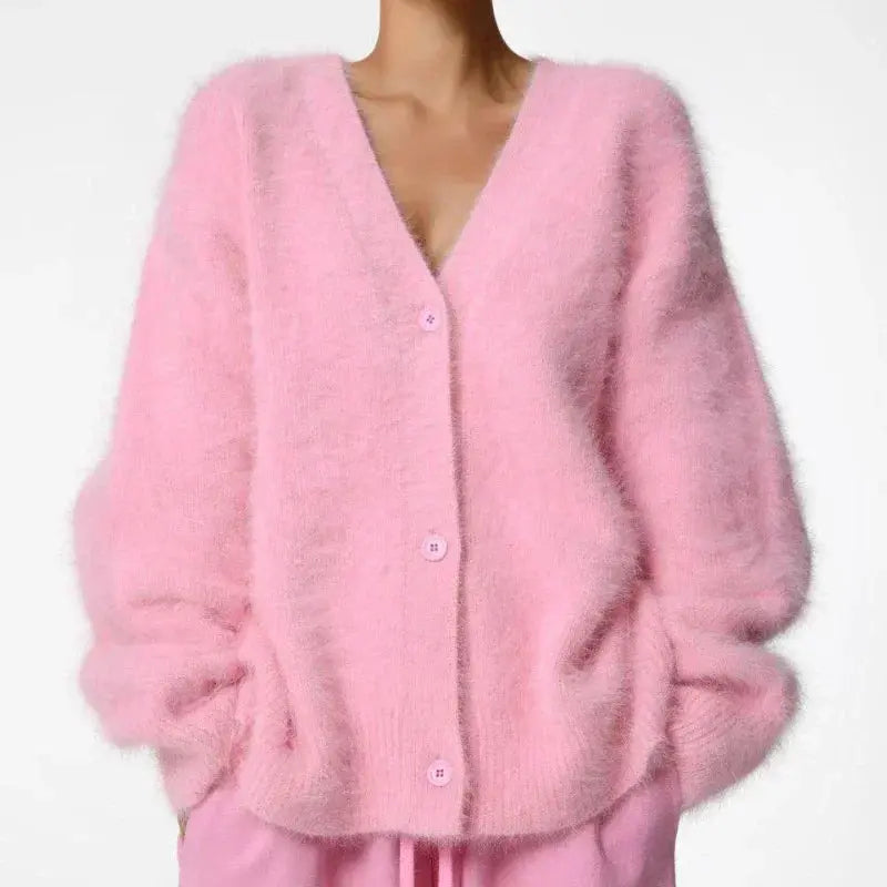 Fireside Whisper V-Neck Cardigan