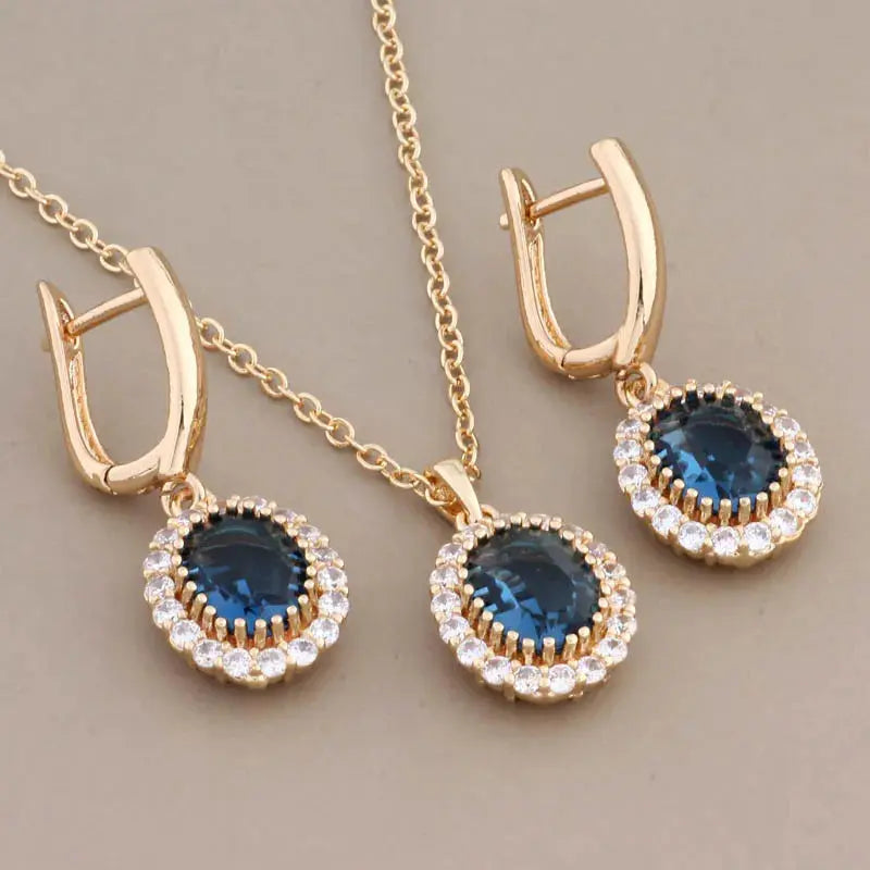 Glimmer in Twilight Zircon Jewelry Set
