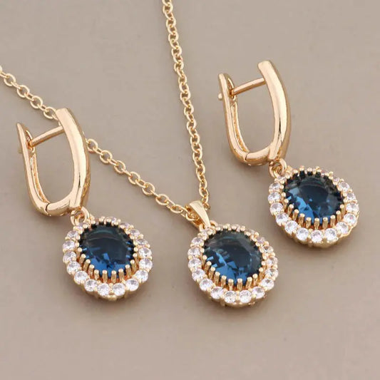 Glimmer in Twilight Zircon Jewelry Set