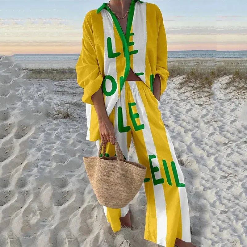 Seaside Escape: Breezy Two-Piece Set