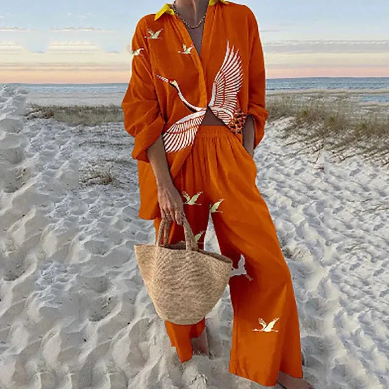 Seaside Escape: Breezy Two-Piece Set