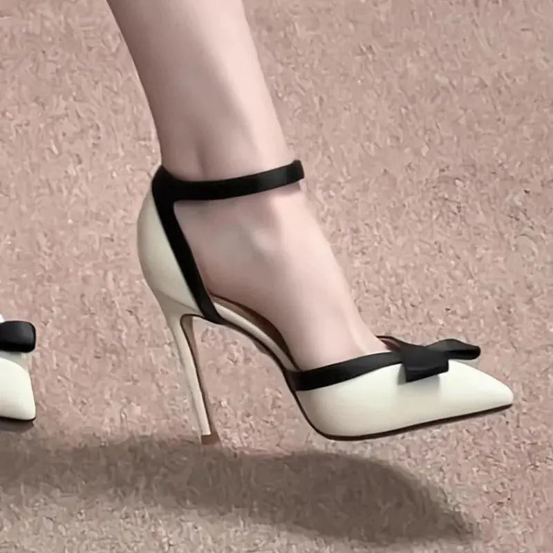 Midnight Rendezvous Pointed-Toe Stiletto Heels
