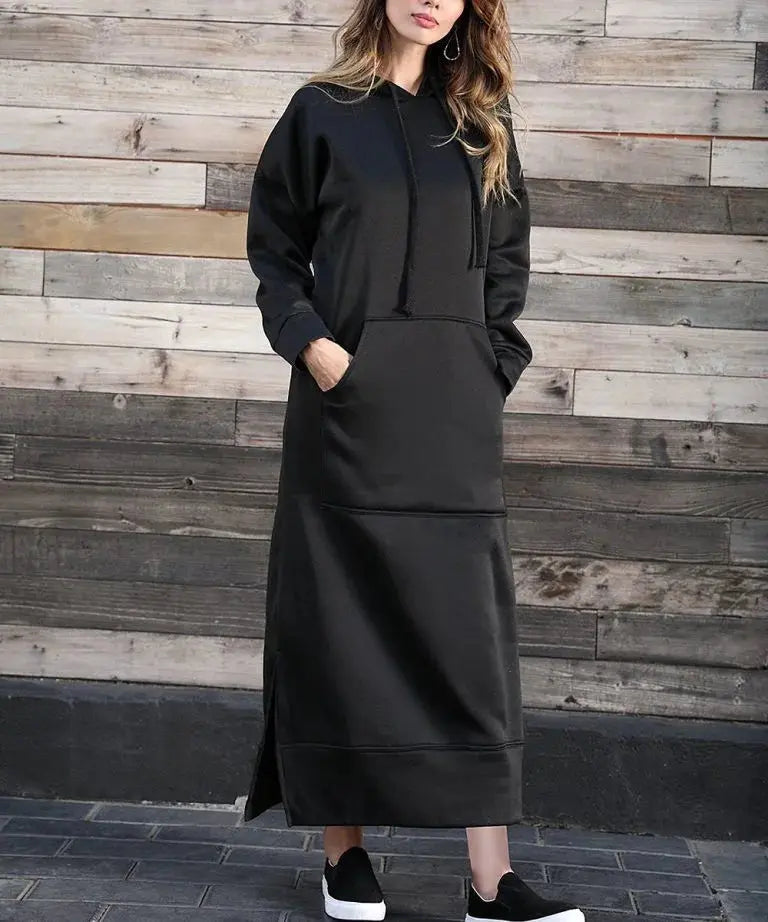 Embrace Serenity: Hooded Kaftan for Elegant Comfort