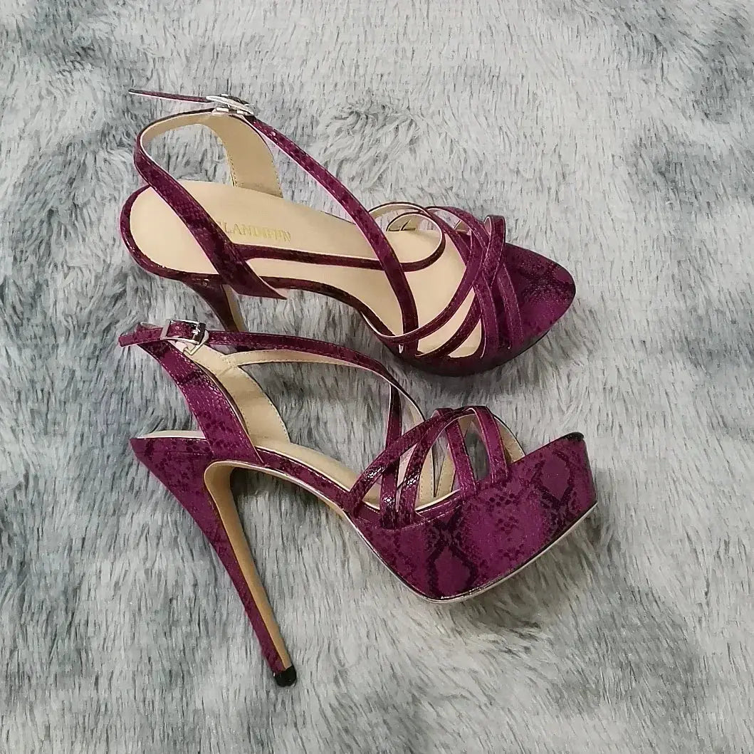 The Serpentine Platform Stiletto Sandal