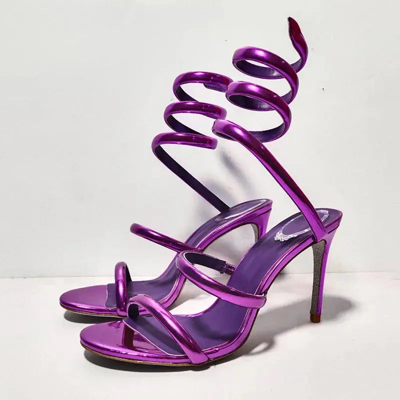 Serpentine Elegance Heels