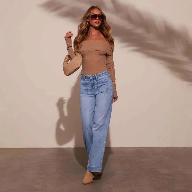 The Soho High-Waist Wide-Leg Jeans