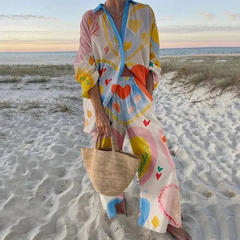 Seaside Escape: Breezy Two-Piece Set