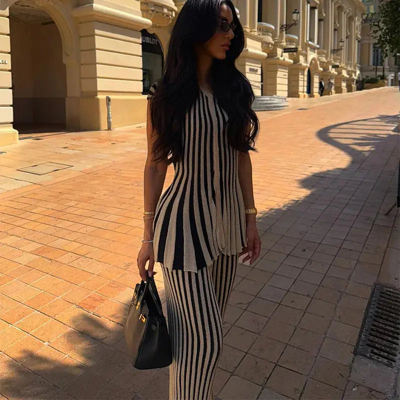 Striped Knit Separates & Set
