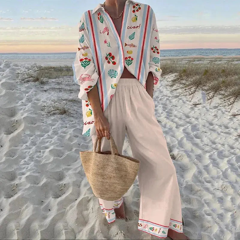 Seaside Escape: Breezy Two-Piece Set