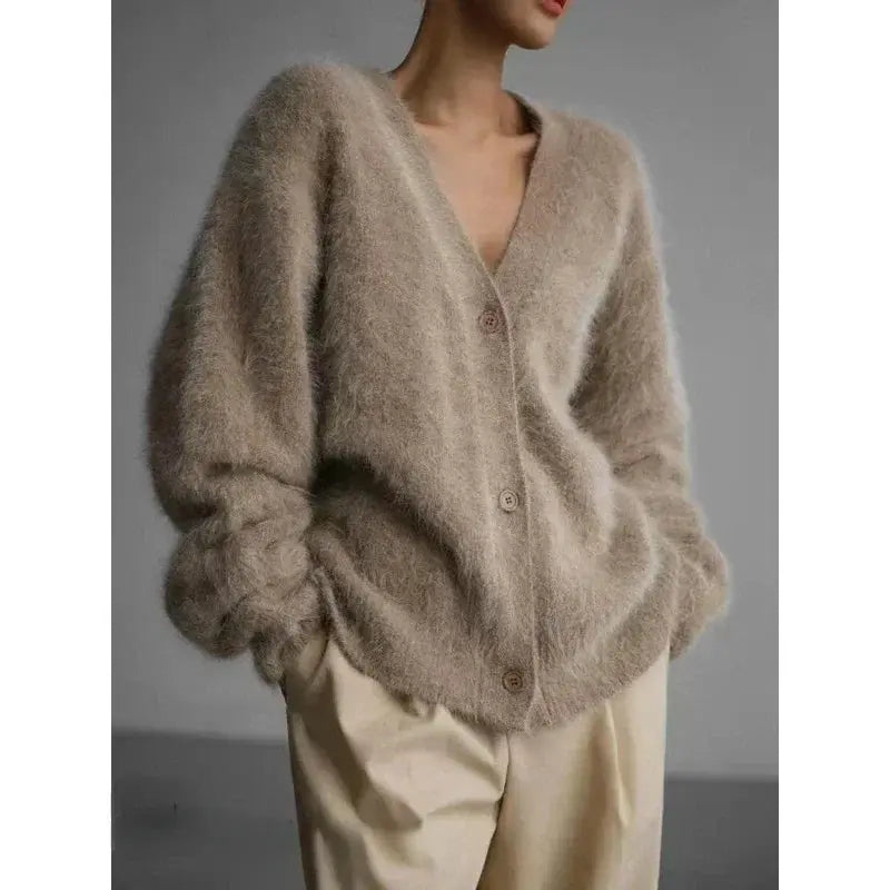 Fireside Whisper V-Neck Cardigan