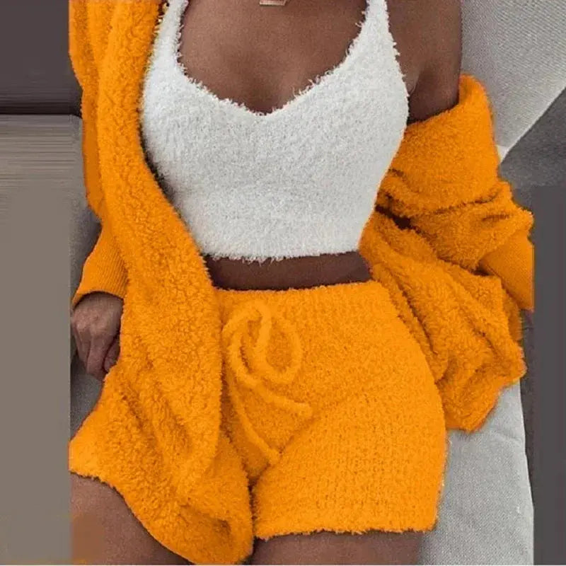 Plush Two-Piece Pajama Set