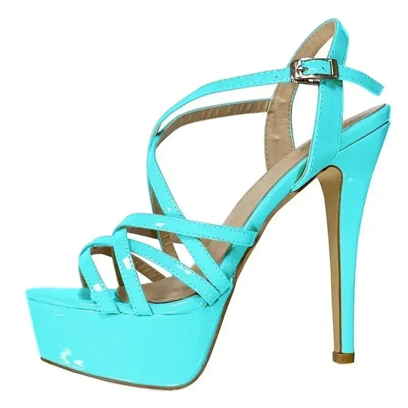 The Serpentine Platform Stiletto Sandal