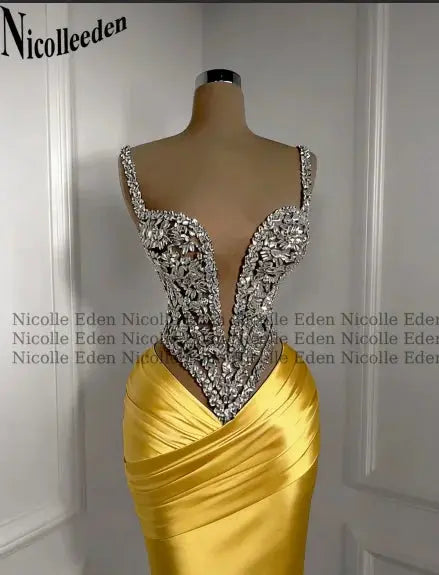 Rhinestone Gala Gown: Feel the Radiance