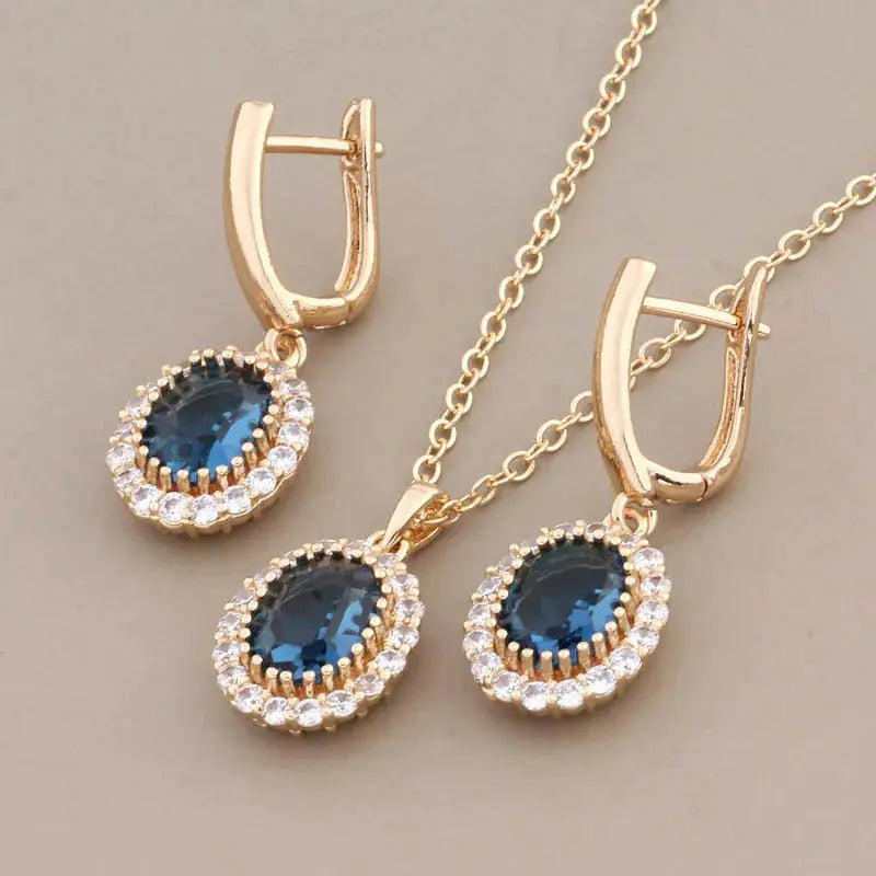 Glimmer in Twilight Zircon Jewelry Set
