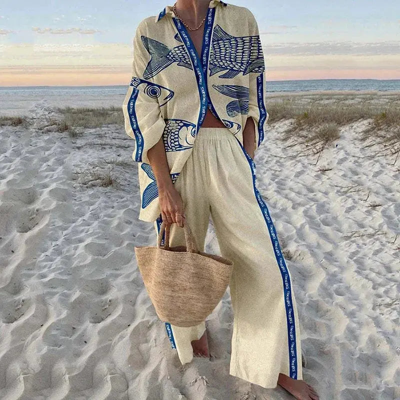 Seaside Escape: Breezy Two-Piece Set