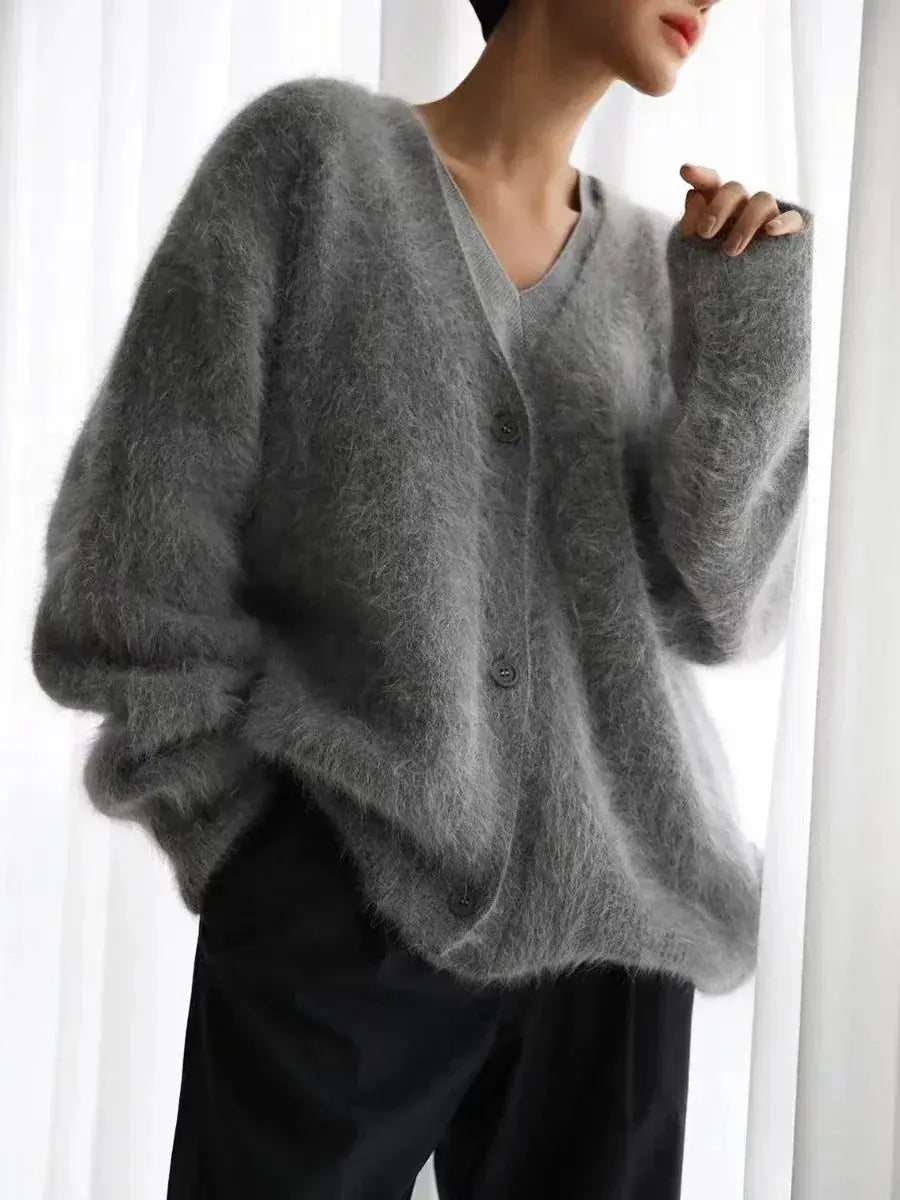 Fireside Whisper V-Neck Cardigan