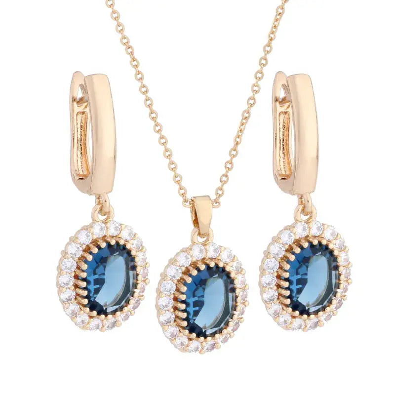 Glimmer in Twilight Zircon Jewelry Set