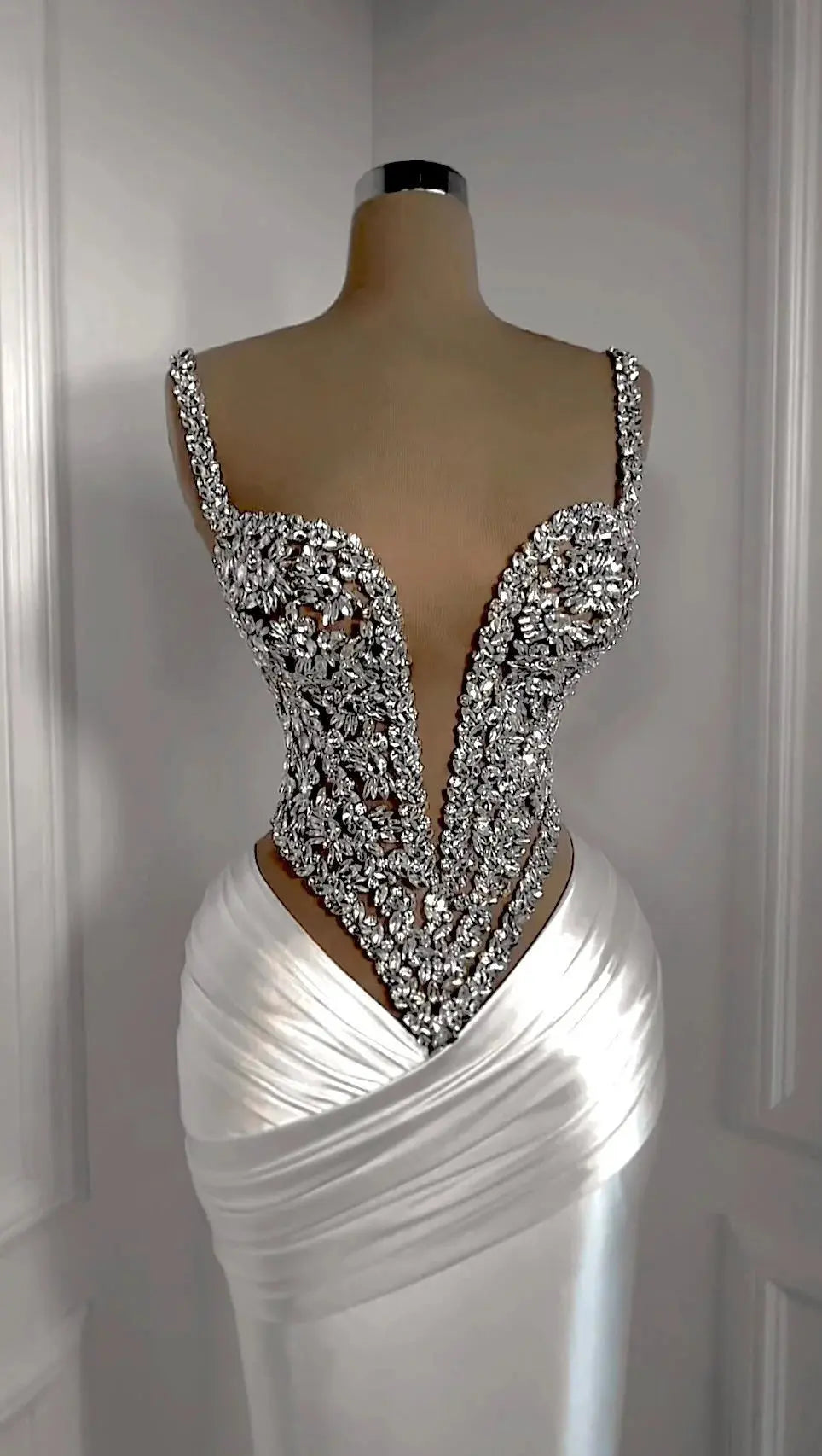 Rhinestone Gala Gown: Feel the Radiance