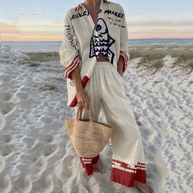 Seaside Escape: Breezy Two-Piece Set