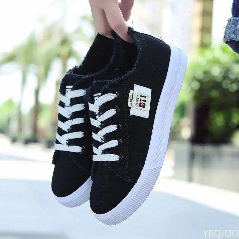 Classic Canvas Lace-Up Sneakers
