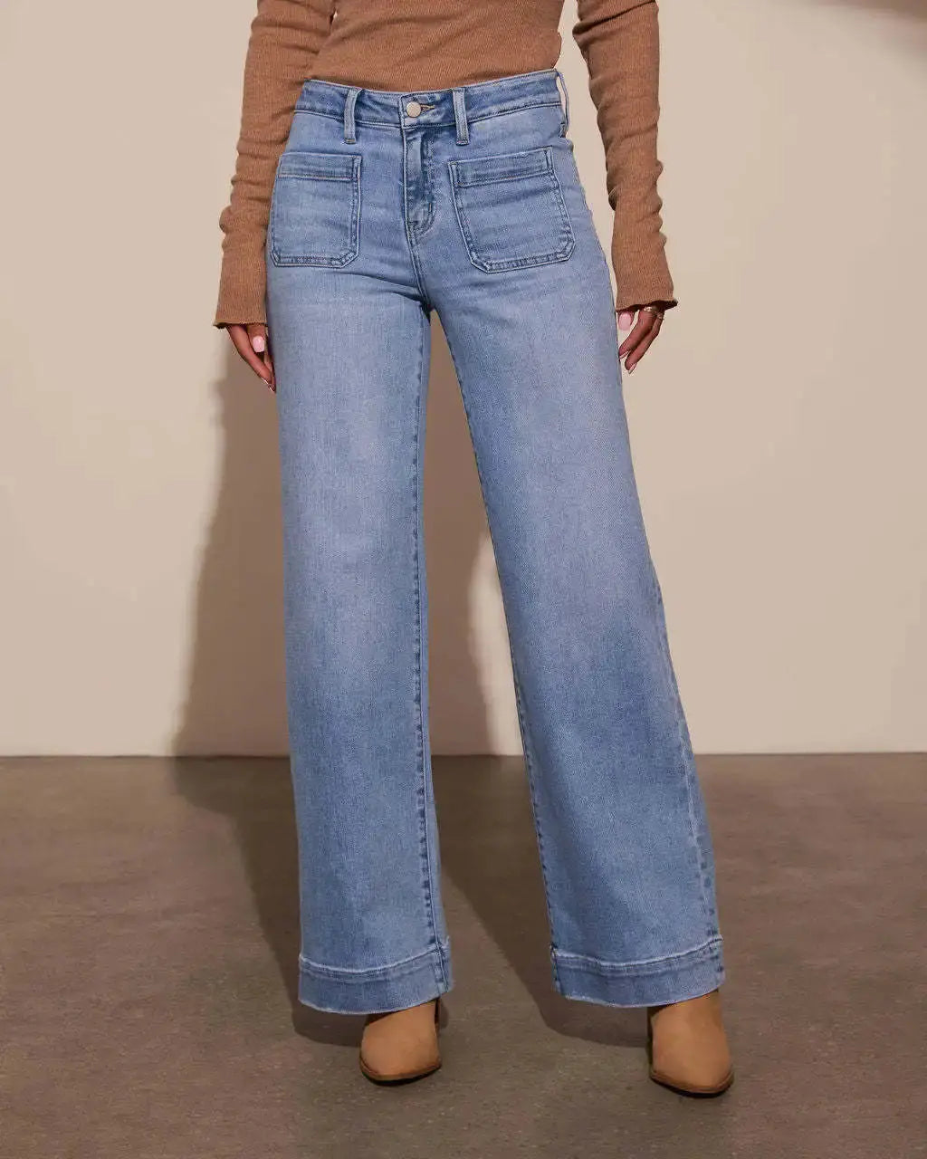 The Soho High-Waist Wide-Leg Jeans