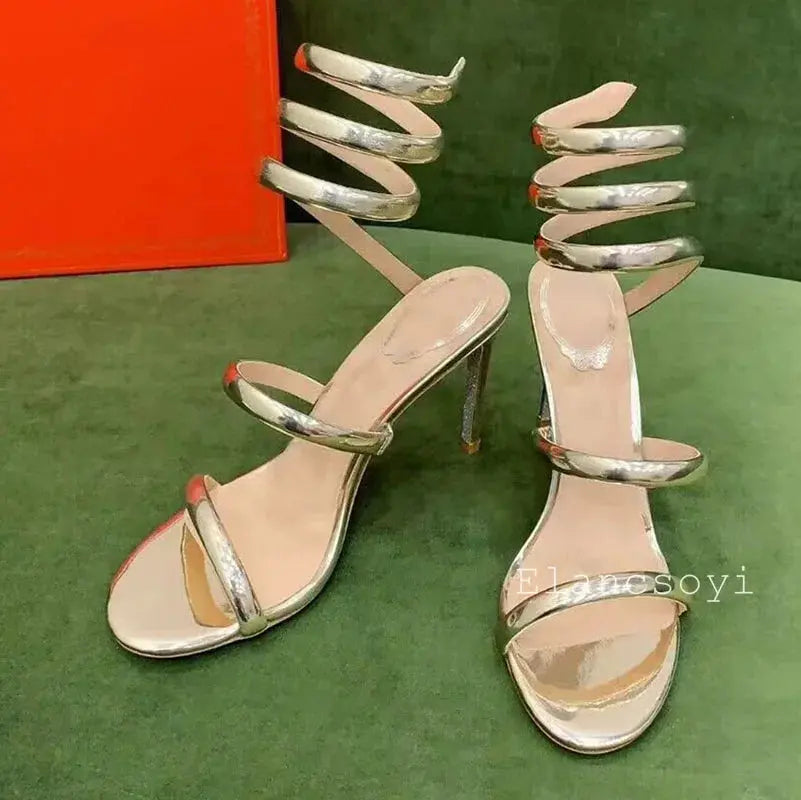 Serpentine Elegance Heels