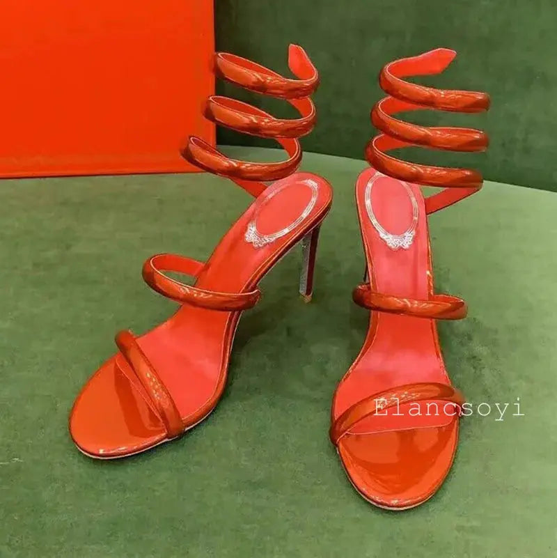 Serpentine Elegance Heels
