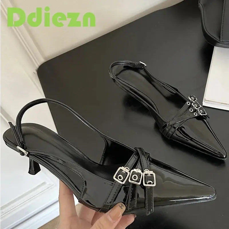 The Nocturne Pointed-Toe Evening Sandals