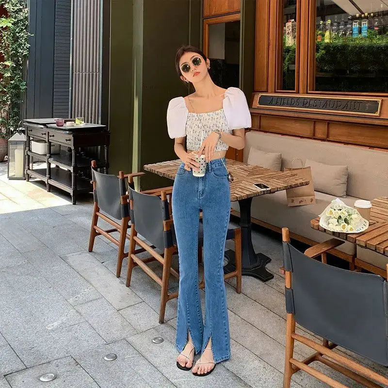 Sunset Boulevard Flares: Confidence with Every Step