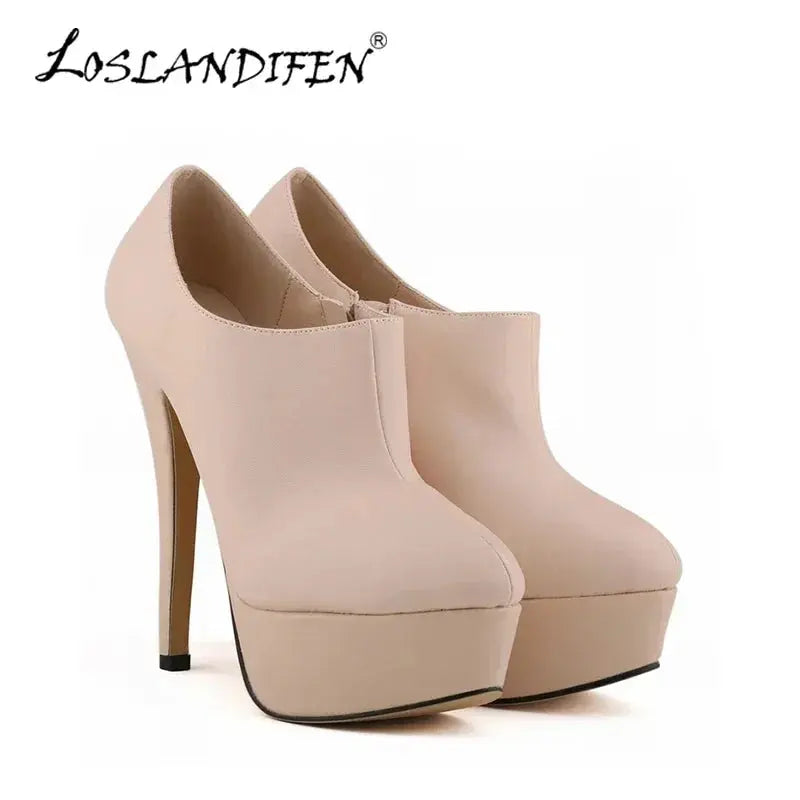 The Verona Sky-High Stiletto Pumps