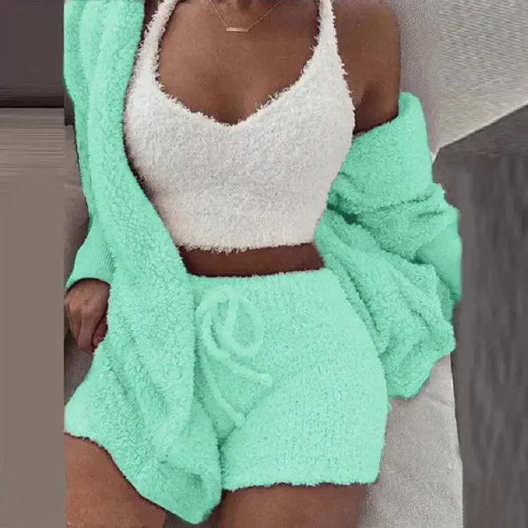Plush Two-Piece Pajama Set