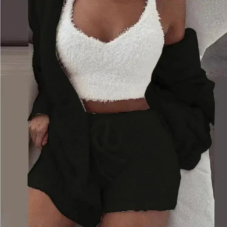 Plush Two-Piece Pajama Set