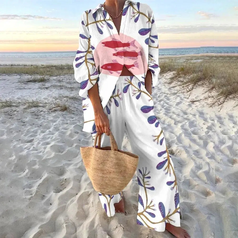 Seaside Escape: Breezy Two-Piece Set