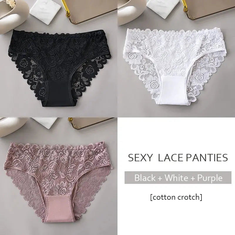 Floral Lace Briefs
