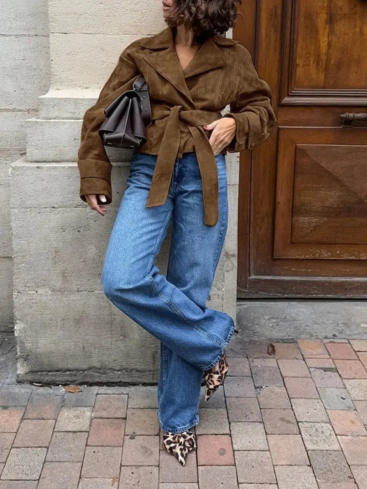 Double-Breasted Autumn Jacket