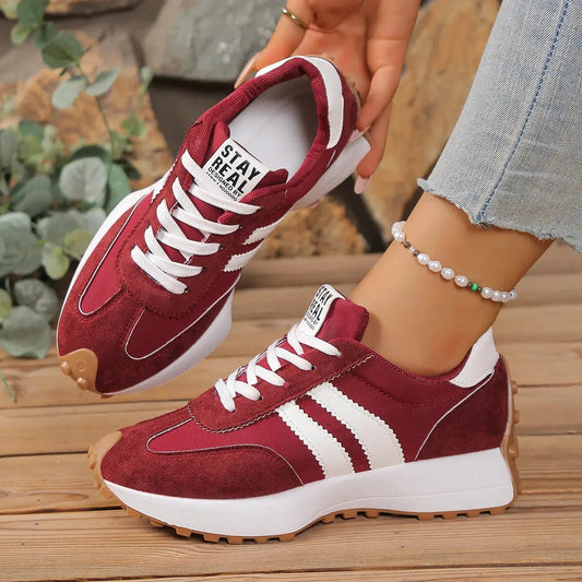 Casual Lace-Up Sneakers