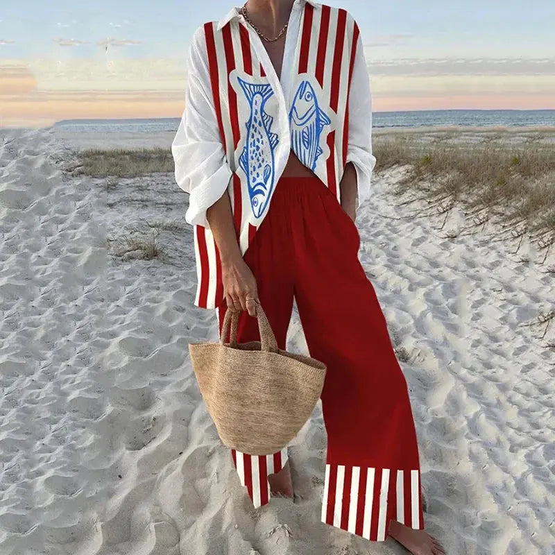 Seaside Escape: Breezy Two-Piece Set