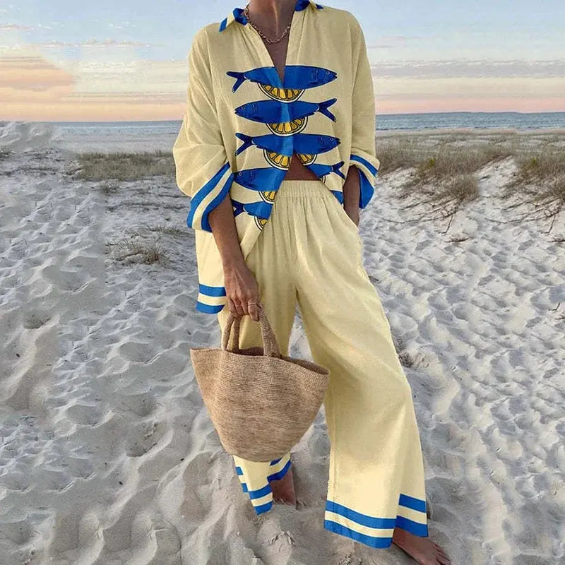Seaside Escape: Breezy Two-Piece Set