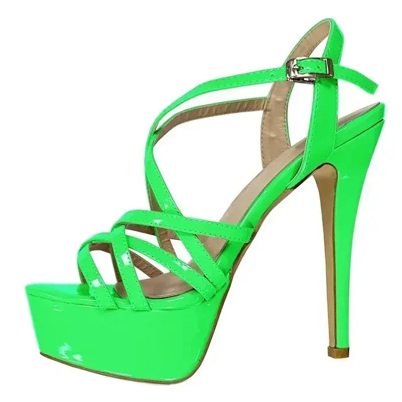 The Serpentine Platform Stiletto Sandal