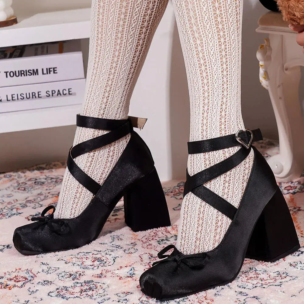 Blush Satin Heels: Dance Through Your Daydreams