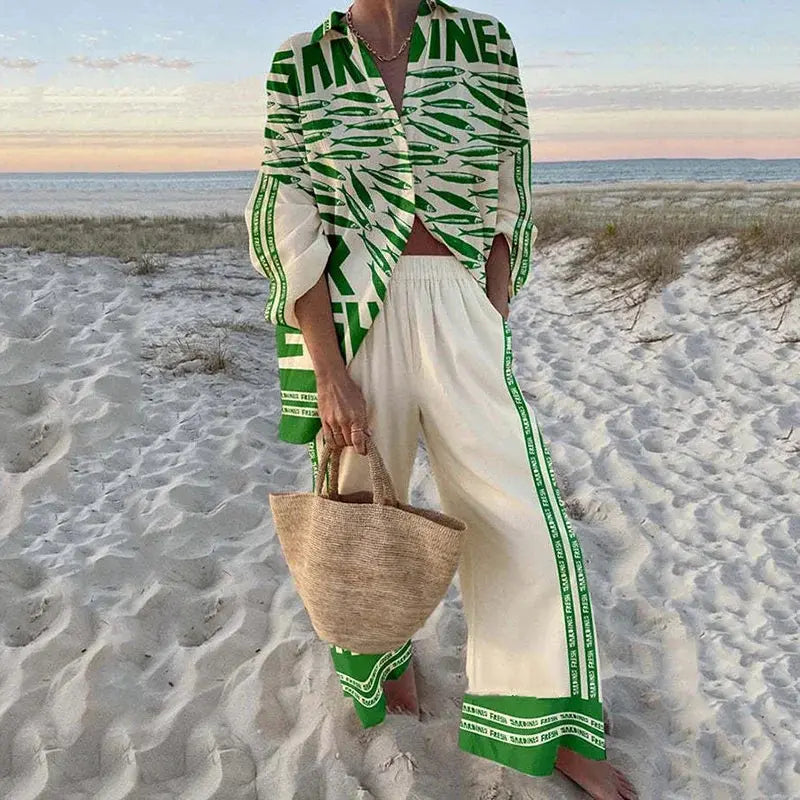 Seaside Escape: Breezy Two-Piece Set