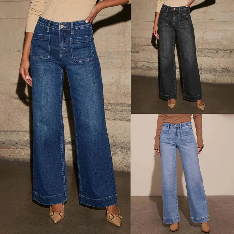 The Soho High-Waist Wide-Leg Jeans