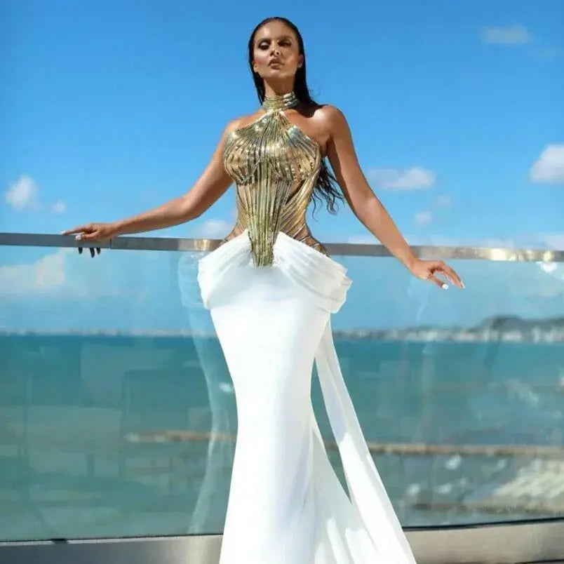 Moonlit Gala: Captivate in Silken Elegance